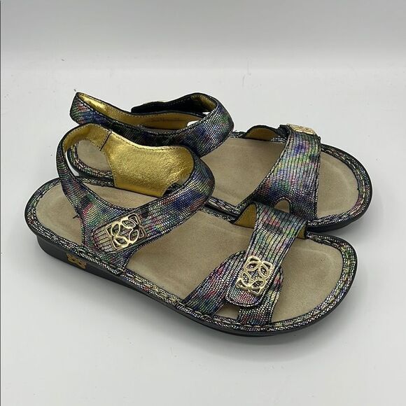 Alegria women’s Vienna shine on sandal - Picture 1 of 8